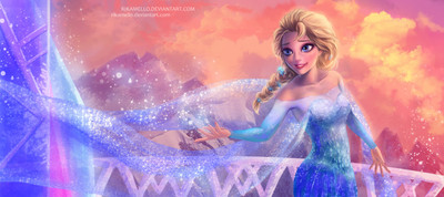 

Akhuratha Poster Movie Frozen Elsa HD Wallpaper Background Fine Art Print(12 inch X 18 inch, Rolled)