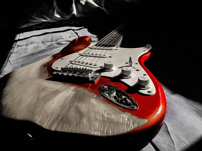 

Akhuratha Music Guitar Wall Poster Fine Art Print(12 inch X 18 inch, Rolled)