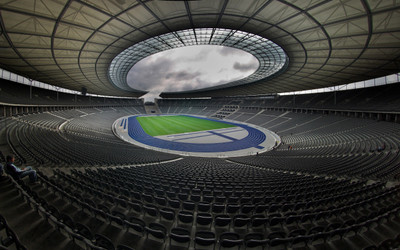 

Sports Stadium HD Wall Poster Paper Print(12 inch X 18 inch, Rolled)