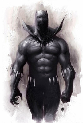

Black Panther Frameless Fine Quality Poster Paper Print(12 inch X 18 inch, Rolled)