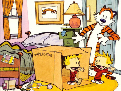 

Comics Calvin & Hobbes Hobbes Calvin Fine Art Paper Print Poster Fine Art Print(12 inch X 18 inch, Rolled)