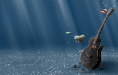 

Music Guitar HD Wallpaper Background Fine Art Print(12 inch X 18 inch, Rolled)