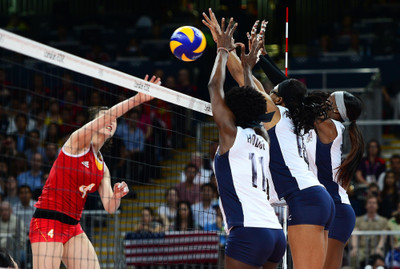 

Sports Volleyball Wall Poster Paper Print(12 inch X 18 inch, Rolled)