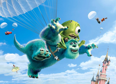 

Movie Monsters University Mike Wazowski James P. Sullivan HD Wallpaper Background Paper Print(12 inch X 18 inch, Rolled)