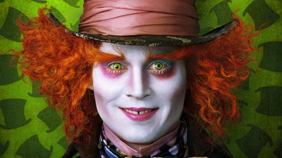 

Akhuratha Poster Movie Alice In Wonderland (2010) Poster Mad Hatter Cool Entertainment Funny Johnny Depp Makeup White Green Colors HD Wallpaper Background Fine Art Print(12 inch X 18 inch, Rolled)