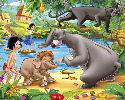 

Akhuratha Movie The Jungle Book Jungle HD Wall Poster Paper Print(12 inch X 18 inch, Rolled)