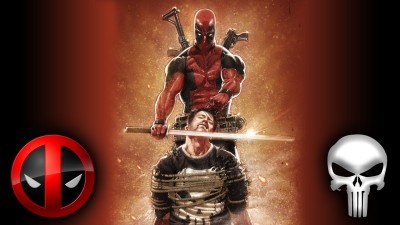 

Comics Deadpool Merc With A Mouth Punisher Fine Art Paper Print Poster Paper Print(12 inch X 18 inch, Rolled)