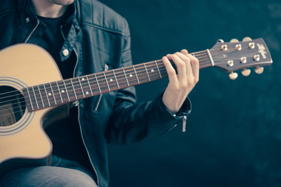 

Music Guitar Wall Poster Fine Art Print(12 inch X 18 inch, Rolled)