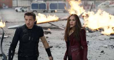 

Movie Captain America: Civil War Captain America Hawkeye Scarlet Witch Elizabeth Olsen Jeremy Renner HD Wallpaper Background Paper Print(12 inch X 18 inch, Rolled)