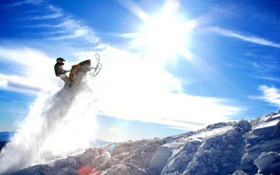 

Sports Extreme Sun Cloud Snow Winter Wall Poster Paper Print(12 inch X 18 inch, Rolled)