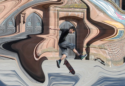 

Sports Skateboarding Abstract HD Wall Poster Paper Print(12 inch X 18 inch, Rolled)