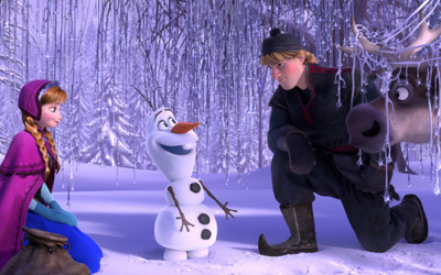 

Movie Frozen Kristoff Sven Olaf Anna Princess Arendelle HD Wallpaper Background Paper Print(12 inch X 18 inch, Rolled)