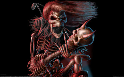 

Music George Thorogood Skull Guitar Dark Skeleton Heavy Metal HD Wallpaper Background Fine Art Print(12 inch X 18 inch, Rolled)