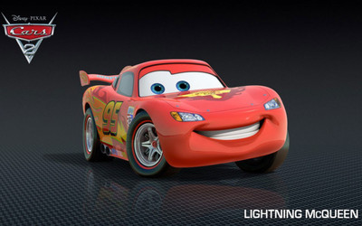 

Movie Cars 2 Lightning Mcqueen Car HD Wallpaper Background Paper Print(12 inch X 18 inch, Rolled)