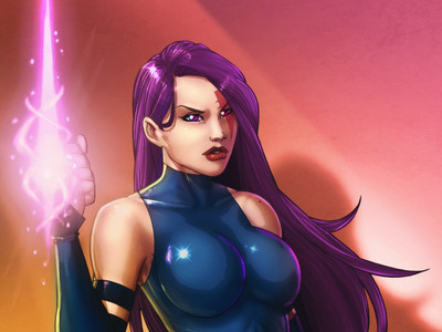 

Psylocke Frameless Fine Quality Poster Fine Art Print(12 inch X 18 inch, Rolled)