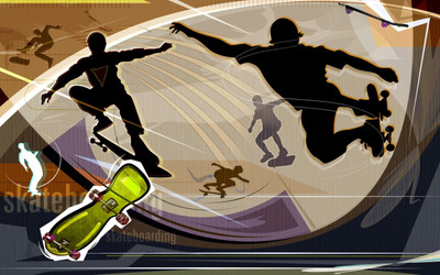 

Sports Skateboarding HD Wall Poster Paper Print(12 inch X 18 inch, Rolled)