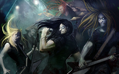 

Music Dethklok Band (Music) United States HD Wallpaper Background Fine Art Print(12 inch X 18 inch, Rolled)