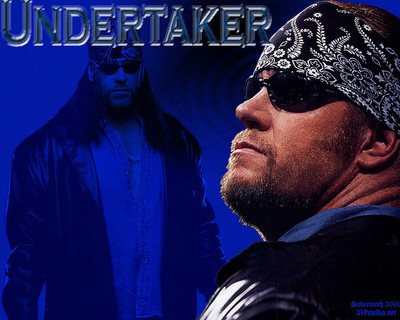 

Sports Wrestling Undertaker WWE Biker Blue HD Wall Poster Paper Print(12 inch X 18 inch, Rolled)