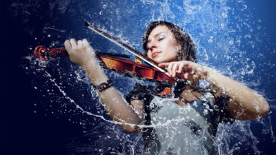 

Music Violin HD Wallpaper Background Fine Art Print(12 inch X 18 inch, Rolled)