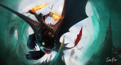 

Akhuratha Poster Movie How To Train Your Dragon 2 Toothless Hiccup HD Wallpaper Background Fine Art Print(12 inch X 18 inch, Rolled)