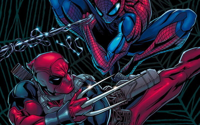 

Spider-Man Deadpool Frameless Fine Quality Poster Fine Art Print(12 inch X 18 inch, Rolled)