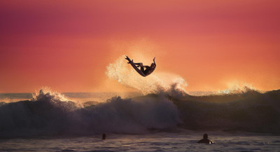 

Sports Surfing Sunset Wall Poster Paper Print(12 inch X 18 inch, Rolled)
