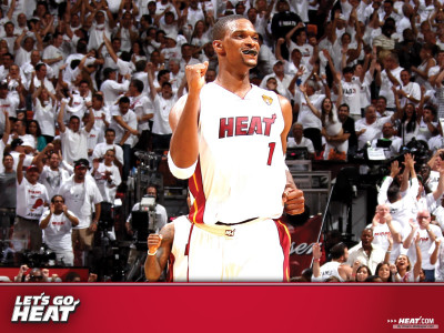 Sports Miami Heat Basketball Wall Poster Paper Print(12 inch X 18 inch, Rolled)