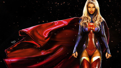 

Comics Supergirl HD Wallpaper Background Photographic Paper(12 inch X 18 inch, Rolled)