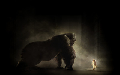 

Movie King Kong (2005) King Kong HD Wallpaper Background Paper Print(12 inch X 18 inch, Rolled)