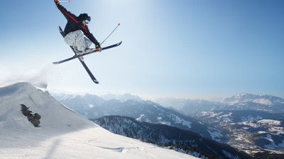 

Sports Skiing Mountain Landscape Winter Wall Poster Paper Print(12 inch X 18 inch, Rolled)