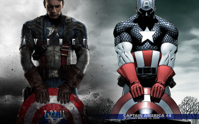 

Captain America Frameless Fine Quality Poster Photographic Paper(12 inch X 18 inch, Rolled)