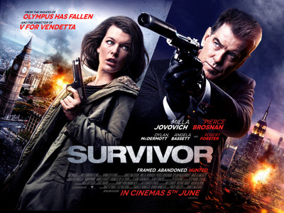 

Akhuratha Poster Movie Survivor Pierce Brosnan Milla Jovovich HD Wallpaper Background Fine Art Print(12 inch X 18 inch, Rolled)