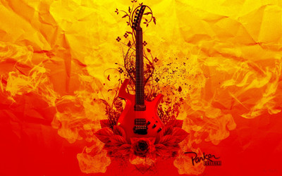 

Music Guitar HD Wallpaper Background Fine Art Print(12 inch X 18 inch, Rolled)