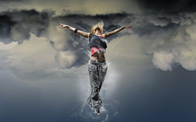 

Music Dance Woman HD Wallpaper Background Fine Art Print(12 inch X 18 inch, Rolled)