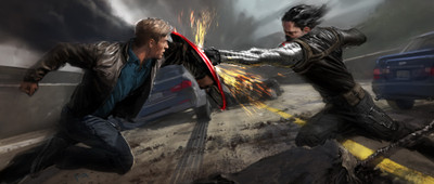 

Movie Captain America: The Winter Soldier Captain America Winter Soldier HD Wallpaper Background Paper Print(12 inch X 18 inch, Rolled)