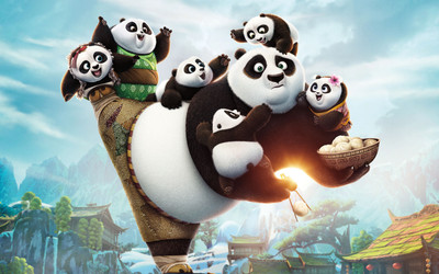 

Akhuratha Poster Movie Kung Fu Panda 3 Po HD Wallpaper Background Fine Art Print(12 inch X 18 inch, Rolled)