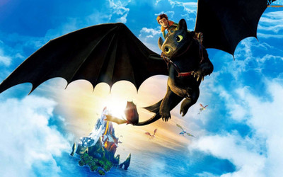 

Movie How To Train Your Dragon 2 Toothless Hiccup HD Wallpaper Background Paper Print(12 inch X 18 inch, Rolled)