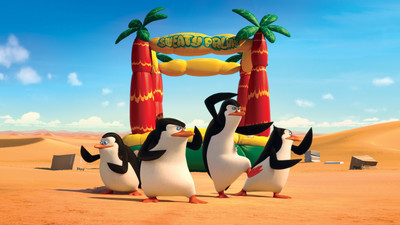 

Movie Penguins Of Madagascar HD Wallpaper Background Paper Print(12 inch X 18 inch, Rolled)