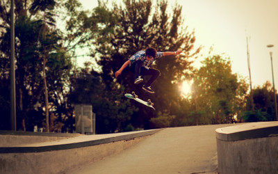 

Sports Skateboarding HD Wall Poster Paper Print(12 inch X 18 inch, Rolled)