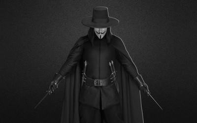 

Movie V For Vendetta HD Wallpaper Background Paper Print(12 inch X 18 inch, Rolled)