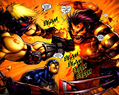 

Marvel X-Men Comic Superhero Captain America Wolverine Frameless Fine Quality Poster Fine Art Print(12 inch X 18 inch, Rolled)