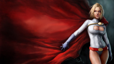 

Power Girl Frameless Fine Quality Poster Paper Print(12 inch X 18 inch, Rolled)