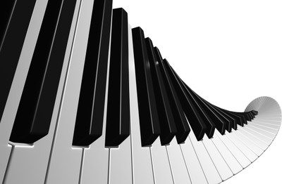 Music Piano HD Wallpaper Background Fine Art Print(12 inch X 18 inch, Rolled)