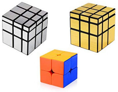 

KITIKITTZ Triple Combo Brainstorming High Speed Magic Striker-Less Cube(3 Pieces)