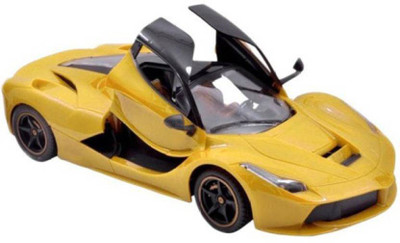 

galaxies Rechargeable like Remote control Wonder Car for kids with openable doors(Yellow)