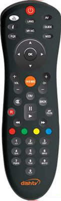 Dish TV HD Universal With Recording Remote Controller(Black)