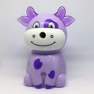 

shoppers stoppers Cow Shaped Single Pencil Tub Sharpener single pencil tub sharpener Sharperners(Set of 1, Purple)