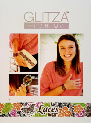 

GLITZA Fashion Sparklz & Glitter Tattoos Deluxe Gift Box (LACES)(Laces, Butterfly, Flower, Designs, etc)