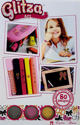 

GLITZA 80 Designs Art Sparklz & Glitter Tattoos (CUTIE BOW)(Bow, Crown, Etc)