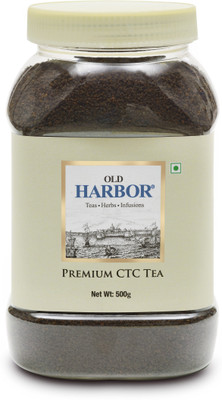 

Old Harbor tea PREMIUM CTC BLACK TEA JAR 500 GM Unflavoured Tea(500 g, Box)
